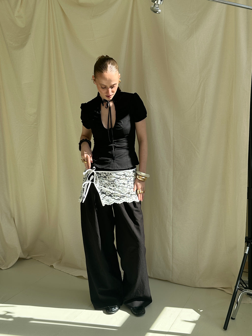 The Daisy apron skirt mini